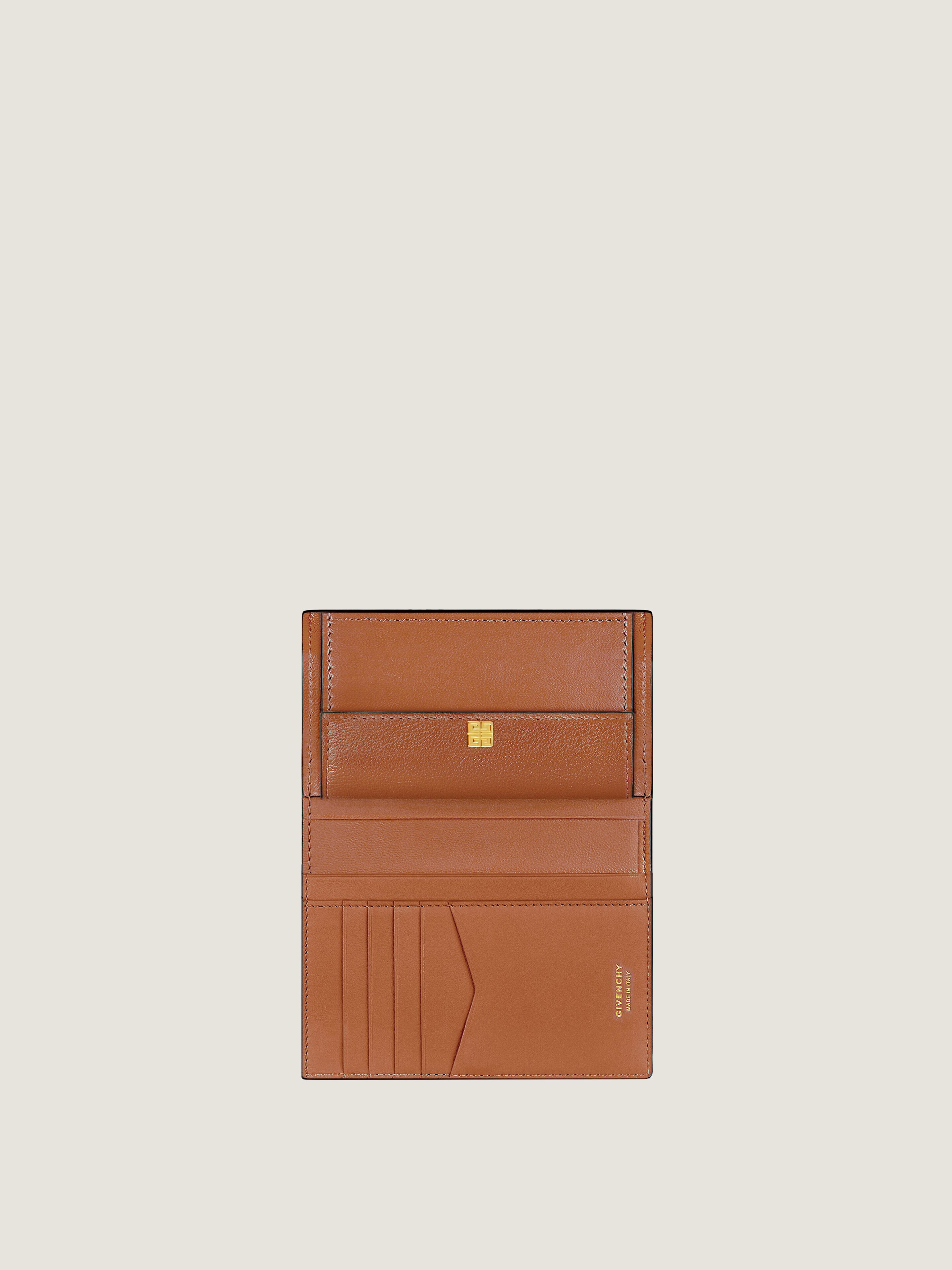 4G wallet in grained leather